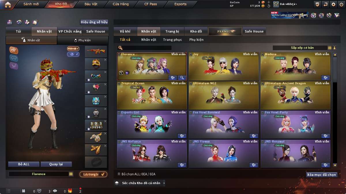 shop acc cf uy tin gia re